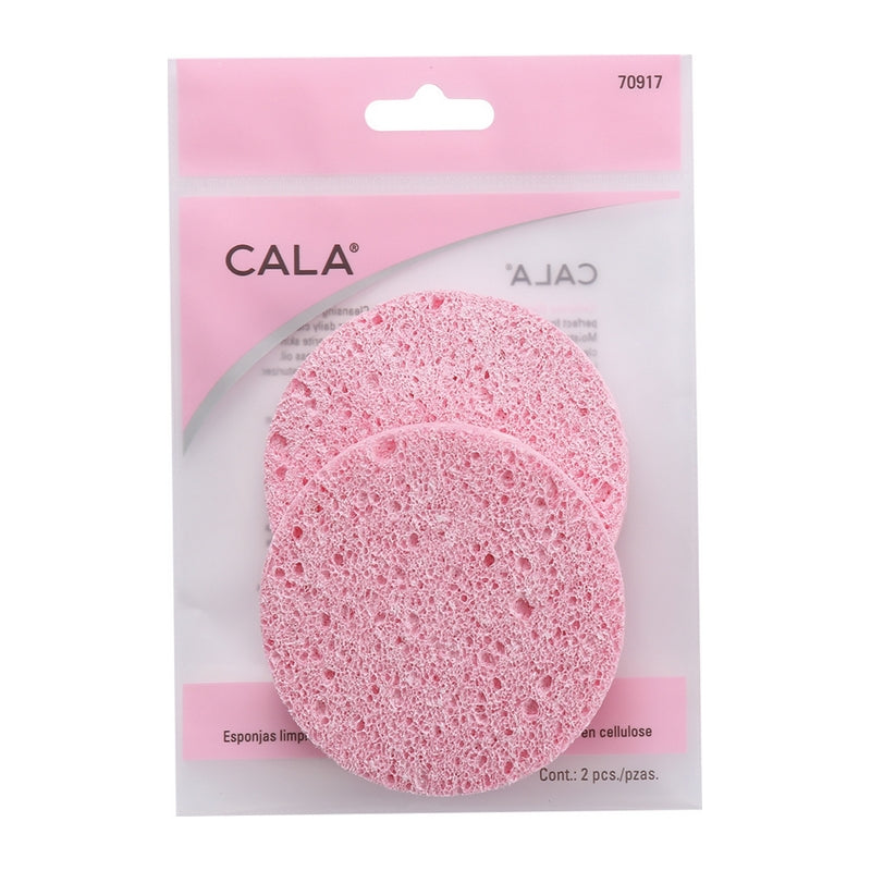 Eponges démaquillantes en cellulose Cala - 2/paquet