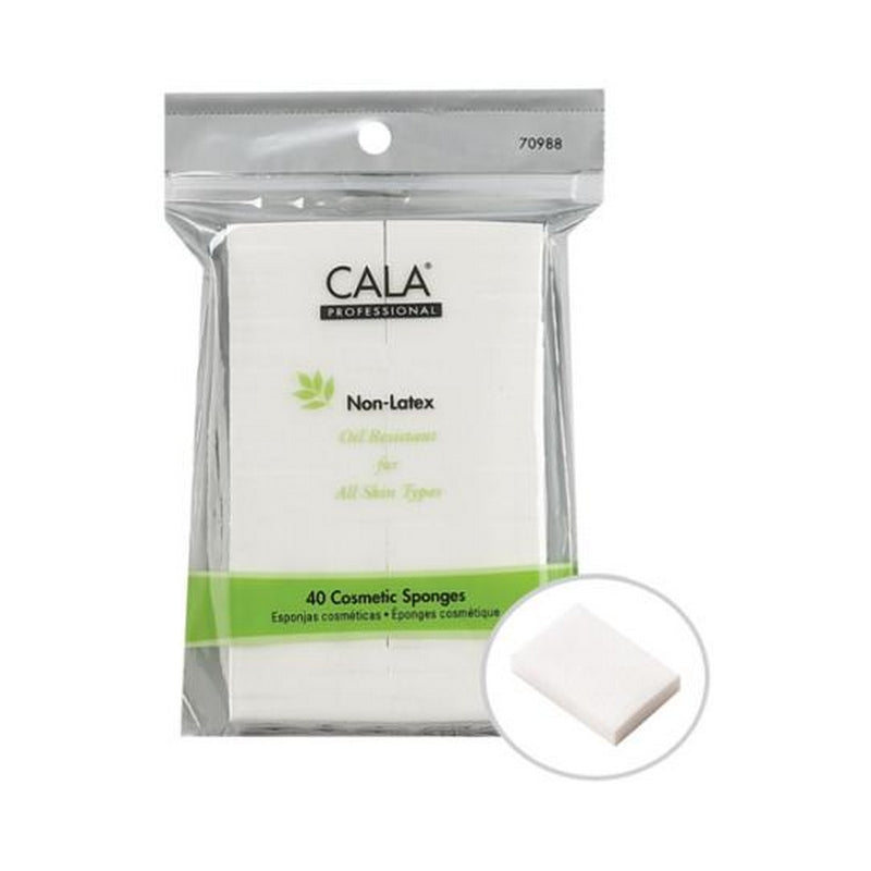 Eponges cosmétiques sans latex Cala - 40/pqt