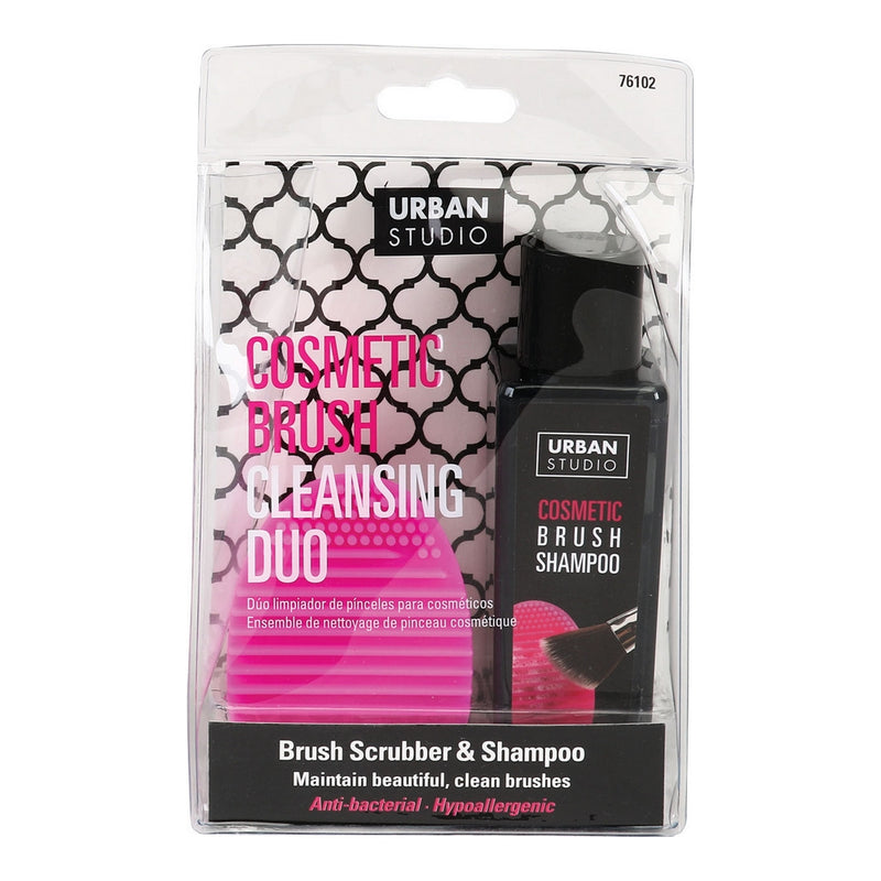 Duo nettoyant & brosse pour pinceaux maquillage