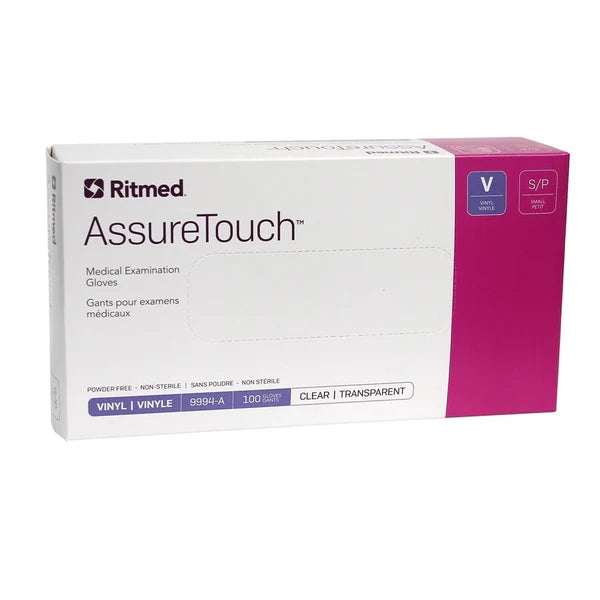 AssureTouch AMD Ritmed Vinyl Gloves (100/box)