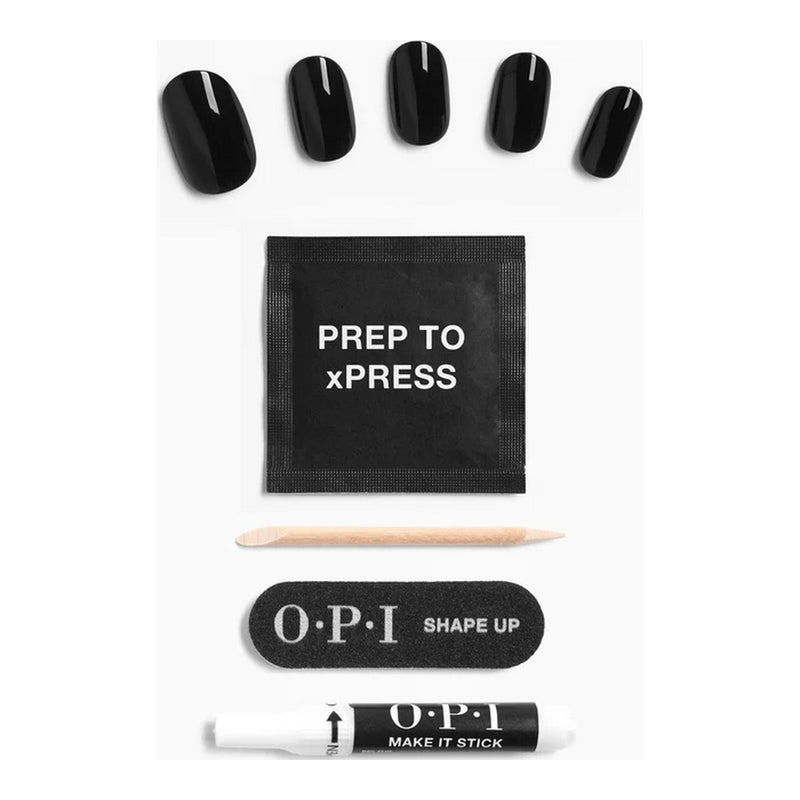 Ongles artificiels Xpress ON O.P.I Black onyx