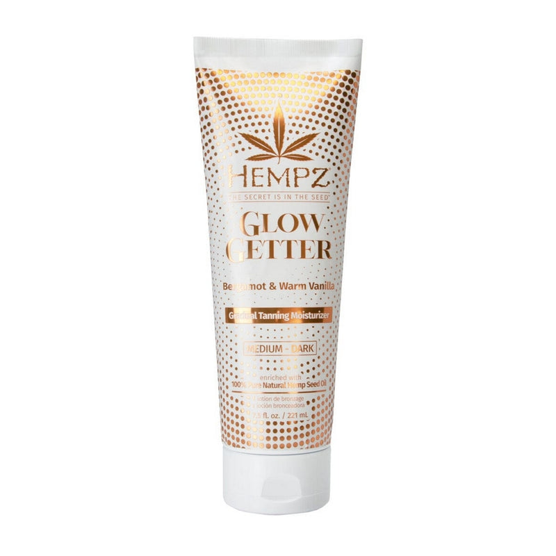 Lotion de bronzage Medium-Dark Glow Getter Hempz 221 ml