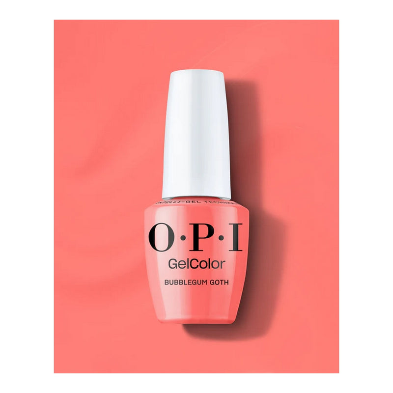 Gel de couleur OPI (Mani-tude) Bubblegum goth 15 ml