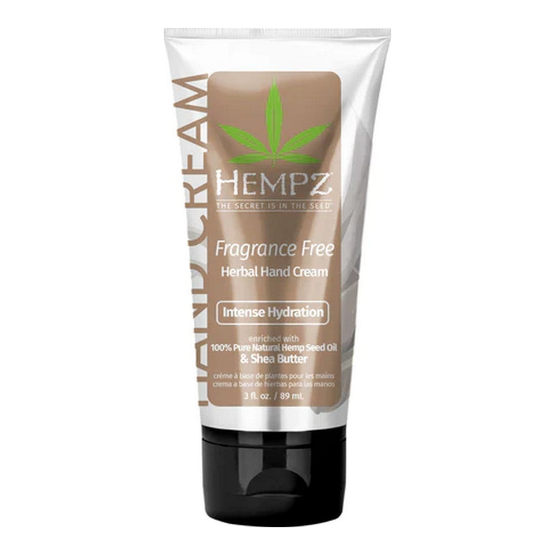 Hempz Fragrance free hand cream 3 oz