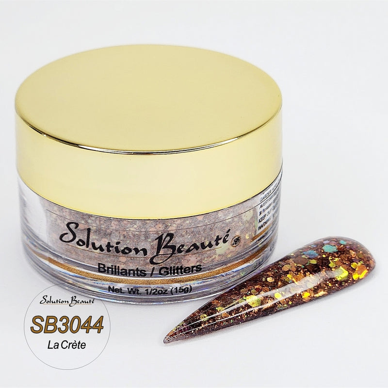 Poudre et paillettes mixtes Solution Beaute &