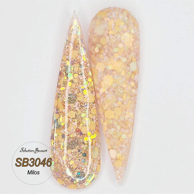 Poudre et paillettes mixtes Solution Beaute &