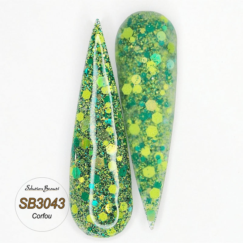 Poudre et paillettes mixtes Solution Beaute &