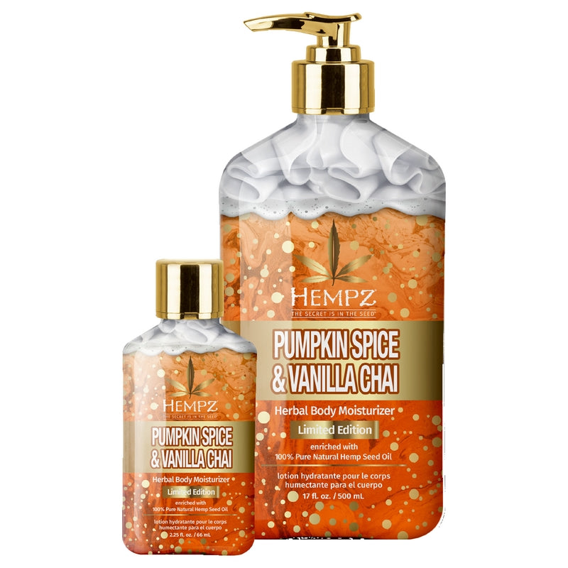 Hempz Pumpkin Spice &amp; Vanilla Chai Moisturizing Lotion