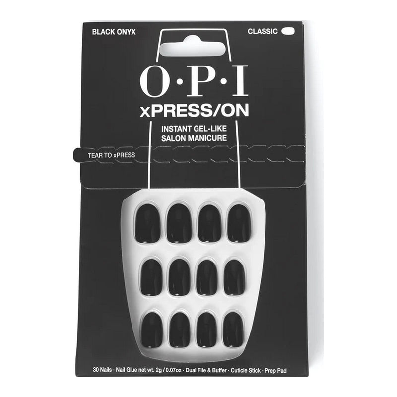 Ongles artificiels Xpress ON O.P.I Black onyx