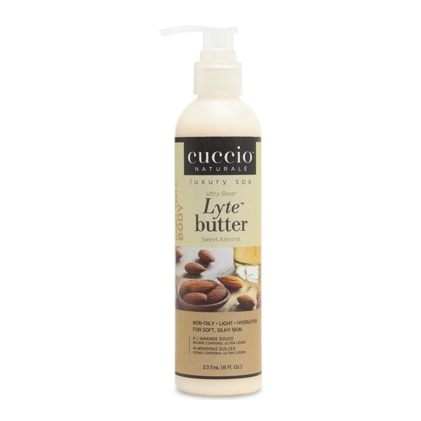 Beurre corporel ultra-leger Cuccio 'Amande Douce' - 237 ml