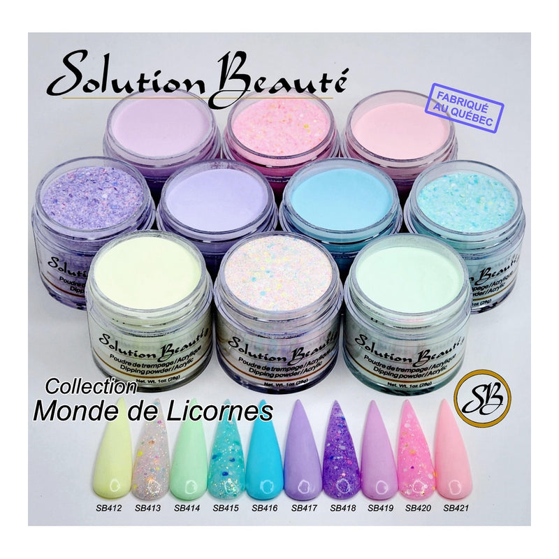 Collection Monde de Licorne Solution Beaute