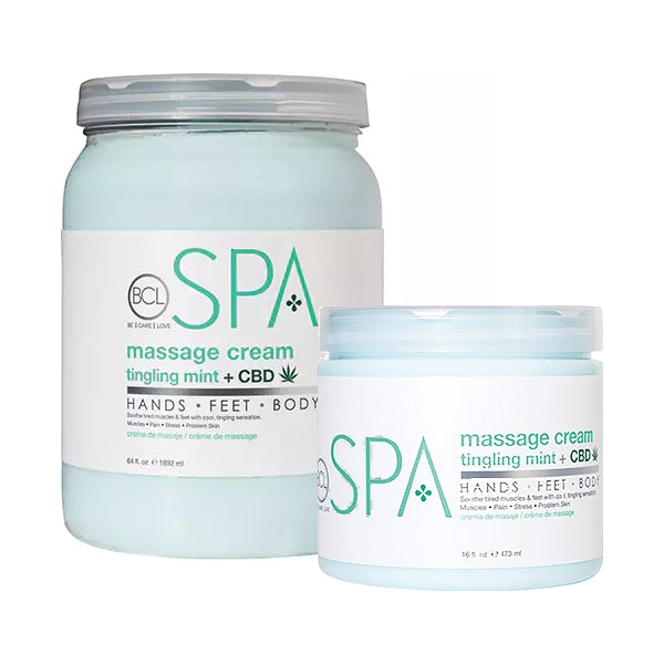 Creme de massage Menthe Vive BCL SPA