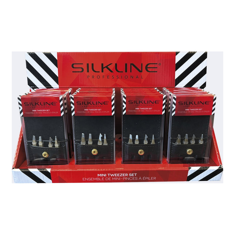 Ensemble de mini pinces à épiler Silkline