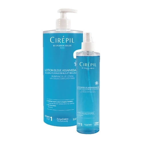 Cirépil Perron Rigot pre-epilation blue lotion