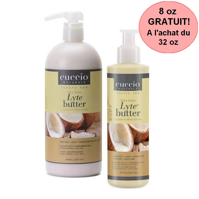 Beurre corporel ultra-leger Cuccio &