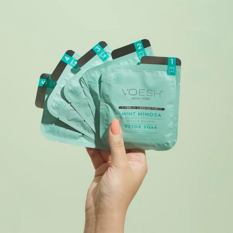 Voesh 4-step pedicure treatment - Mint mimosa