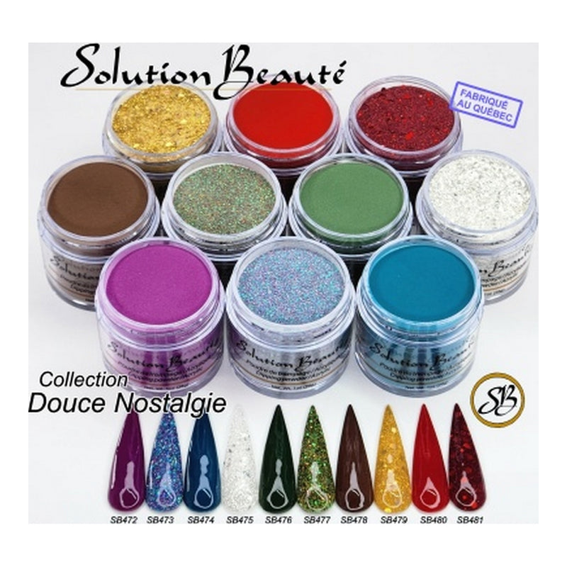 Collection poudres Solution Beaute - Douce Nostalgie 10x 1oz