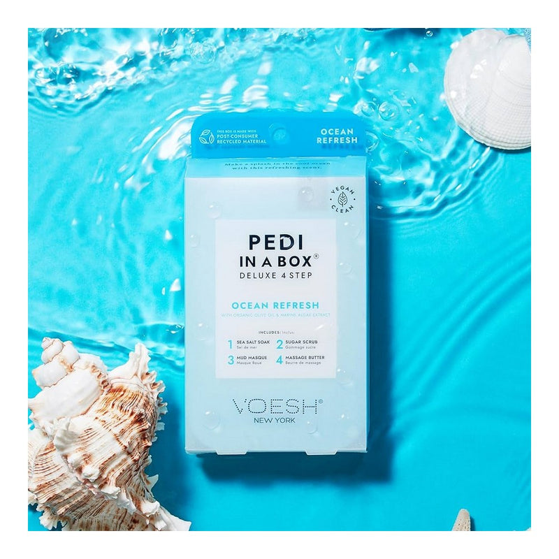 Soin pédicure 4 étapes Voesh - Fraicheur océan