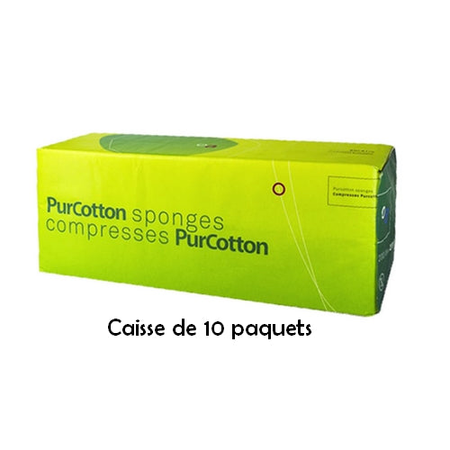 Compresses non tissées biodégradables PurCotton Aurelia 200/pqt