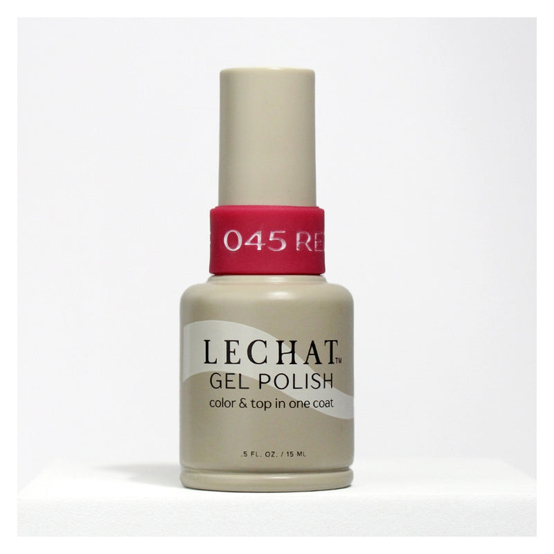 Gel polish color &amp; top Lechat - Red october - 15 ml