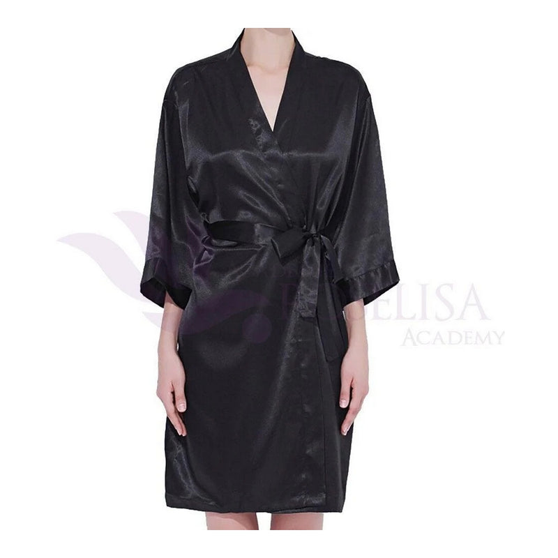 Robe satin pour Spray Tan