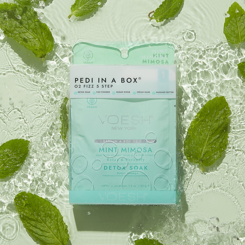 Voesh 4-step pedicure treatment - Mint mimosa