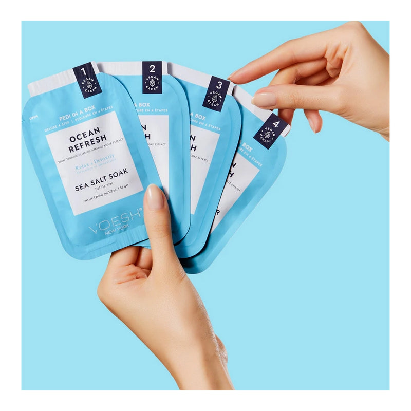 Soin pédicure 4 étapes Voesh - Fraicheur océan