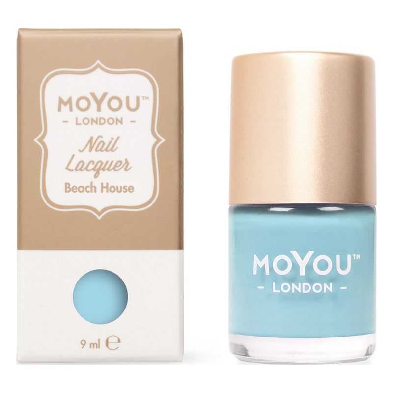 Vernis bleu &