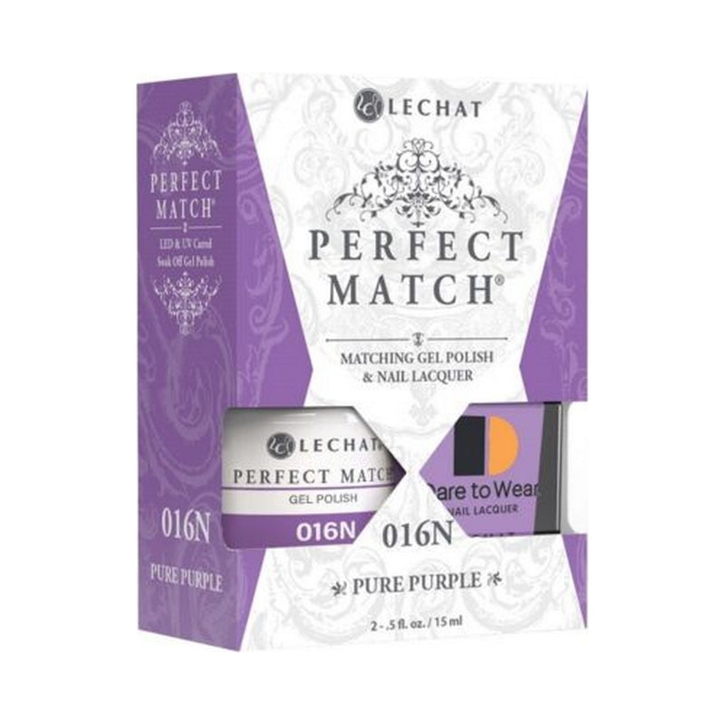 Vernis UV/LED Perfect Match LeChat - Pure Purple - 2 x 15 ml