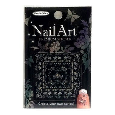 Nail Art Premium Silver Nail Sticker