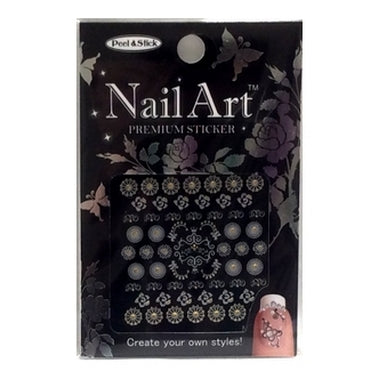 Sticker pour ongles Nail Art Premium argent