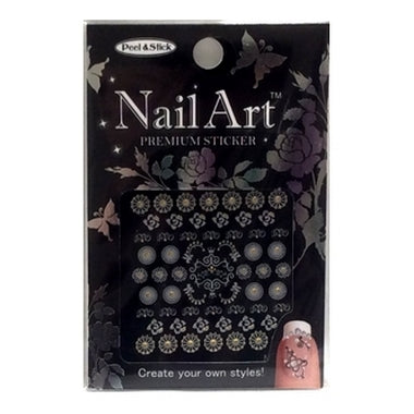 Nail Art Premium Silver Nail Sticker