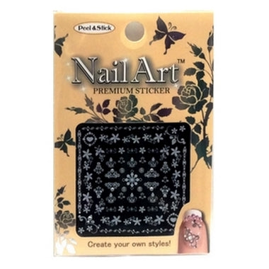 Sticker pour ongles Nail Art Premium blanc