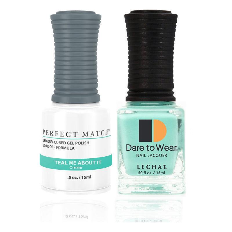 Vernis UV/LED Perfect Match LeChat - Teal Me About It - 15 ml (0.5 oz)