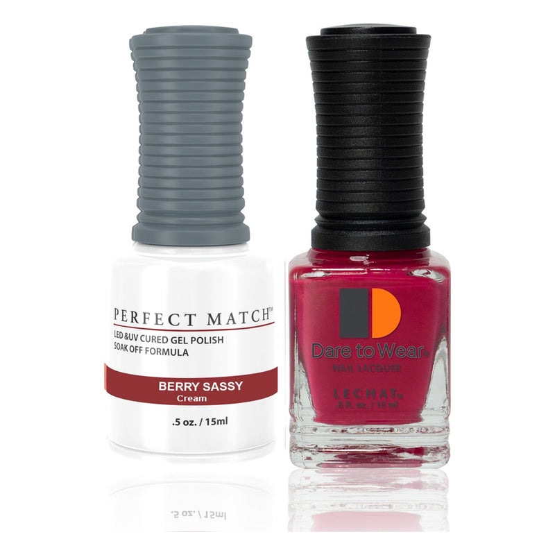 Vernis UV/LED Perfect Match LeChat - Berry sassy - 15 ml (0.5 oz)