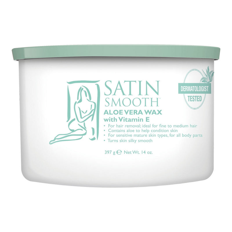 Satin Smooth Aloe Cream Wax - 14 oz (397 g)