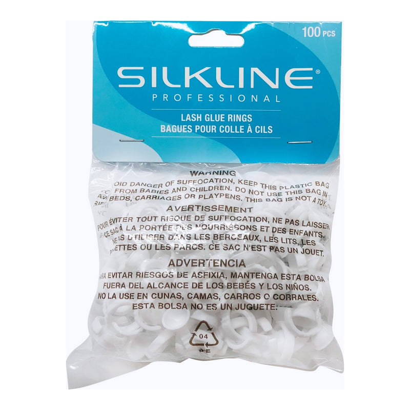 Bagues colle a cils jetables SilkLine - 100/sac