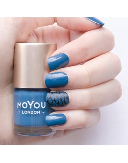 Vernis bleu &