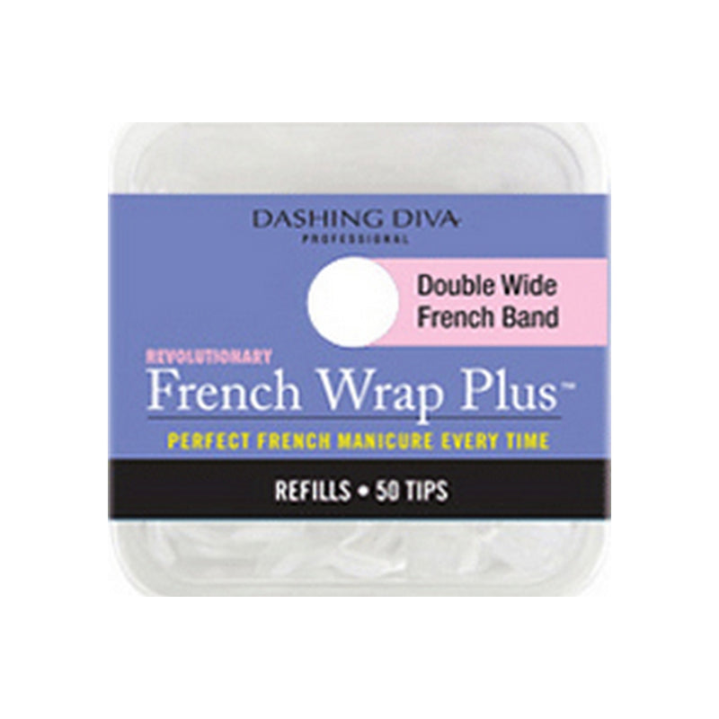 French Wrap white large Dashing Diva 50 units