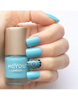 Vernis bleu &