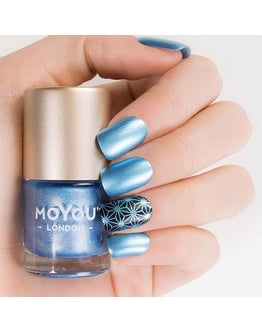 Vernis bleu &