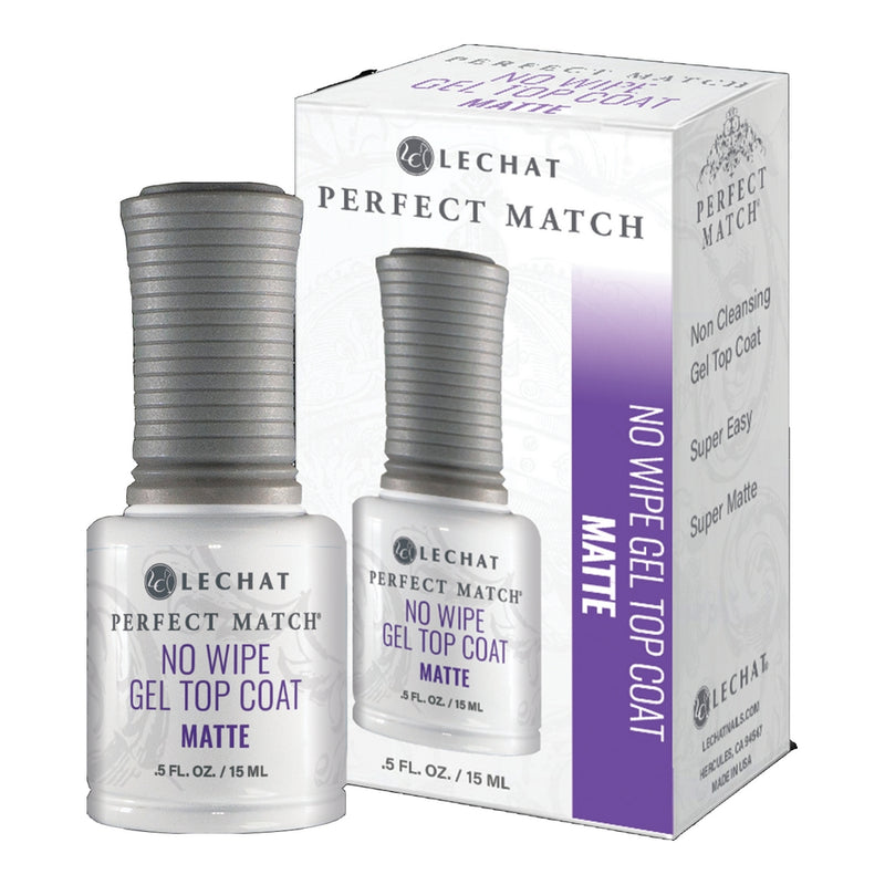 Top coat Matte (No wipe) Perfect Match Lechat