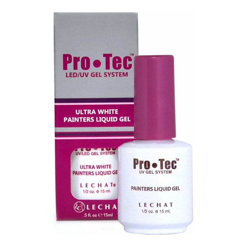 Gel UV au pinceau blanc Protec LeChat - 15 ml (0.5 on)